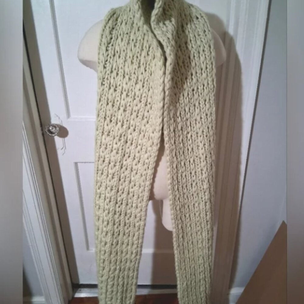 Universal Thread Knitted Crocheted Off-White Warm… - image 7